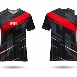 t shirt sport design soccer jersey mockup football club uniform front back view template design template jersey realistic 294186 20